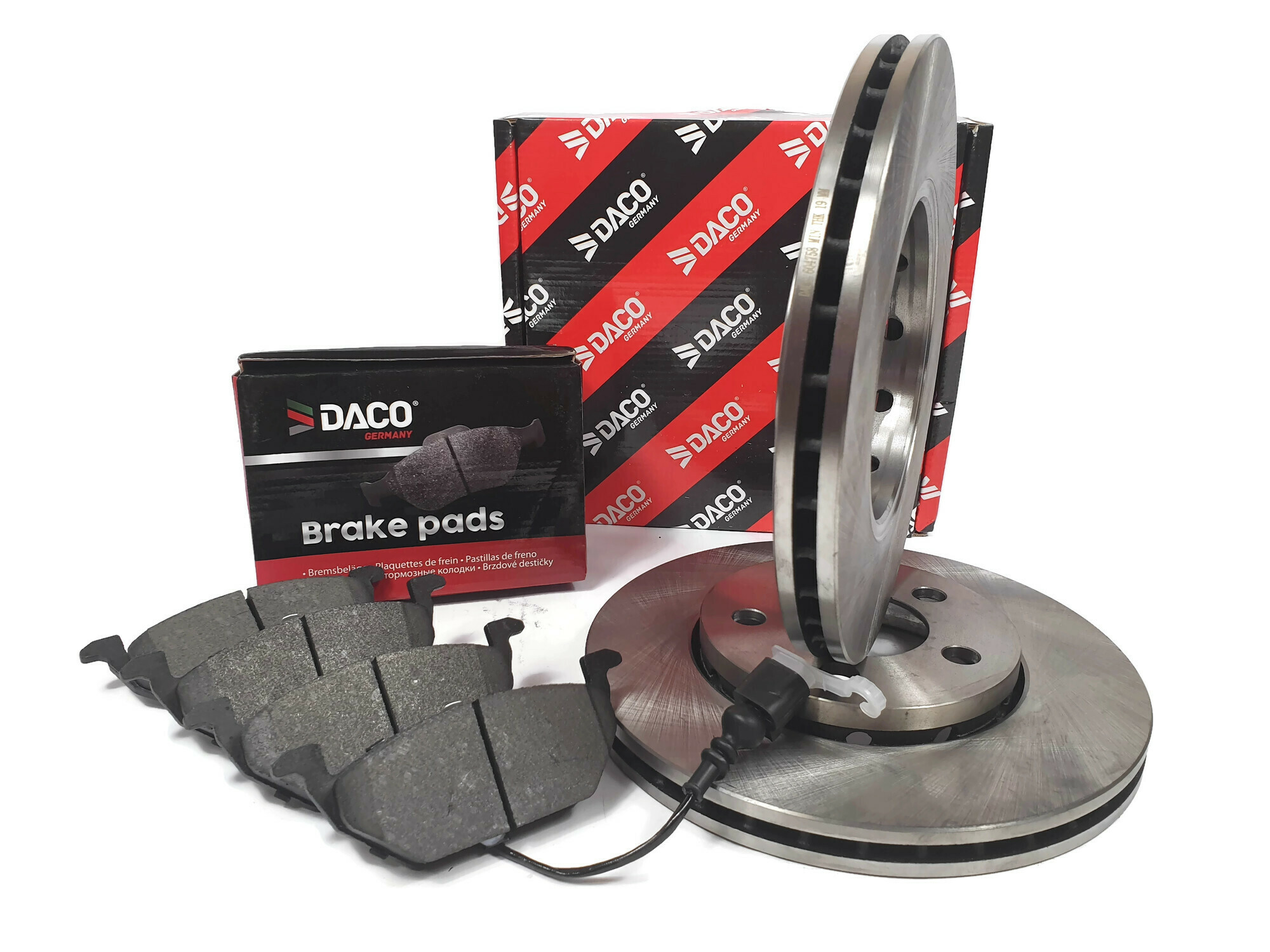 Диски колодки DACO VW GOLF IV Fabia AUDI A3 256x22