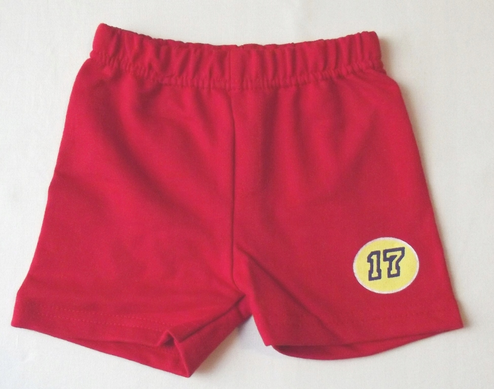 

Nowe Krótkie Spodenki boy*6 - 80/86*WYPRZ* red