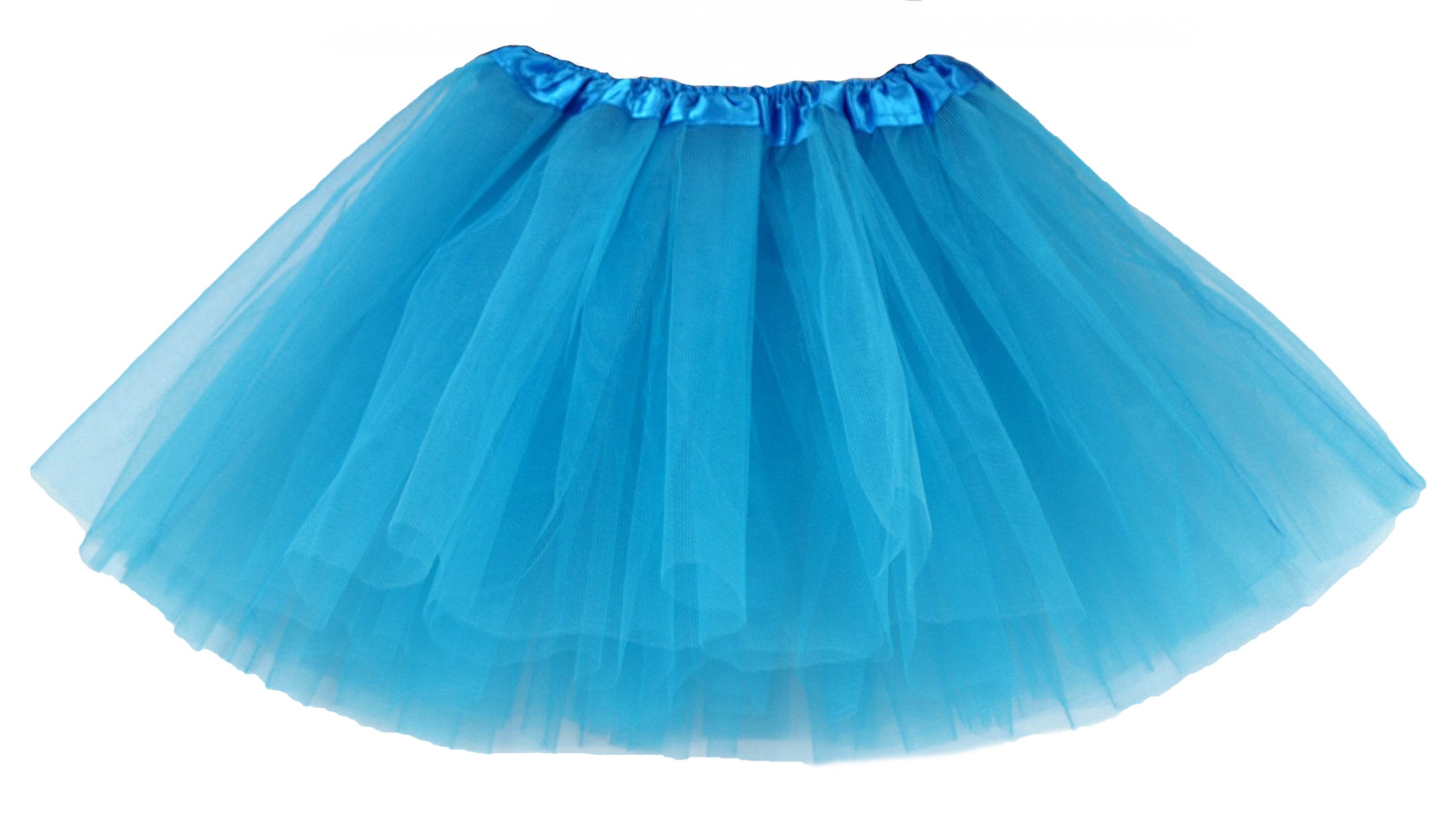 SPÓDNICZKA TIULOWA SPÓDNICA TUTU 40cm j. niebieska