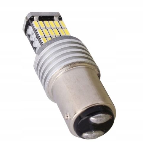 ŻARÓWKA LED 45 SMD 4014 P21/5W BAY15D BIAŁA Producent inny