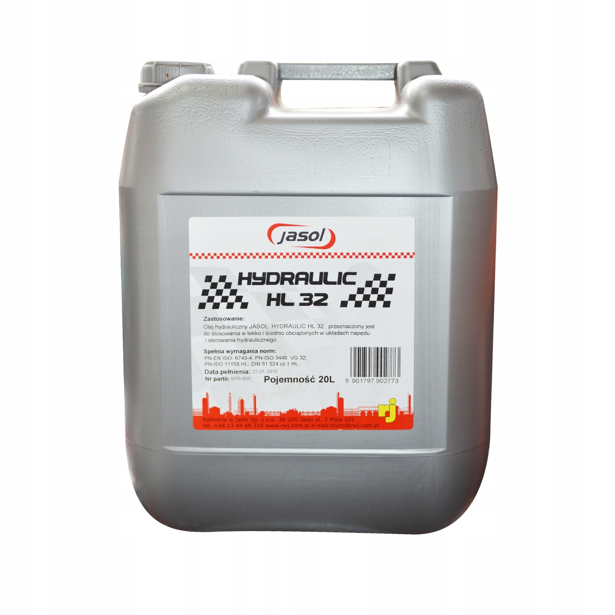 

Olej Hydrauliczny Jasol HL32 20 litrów