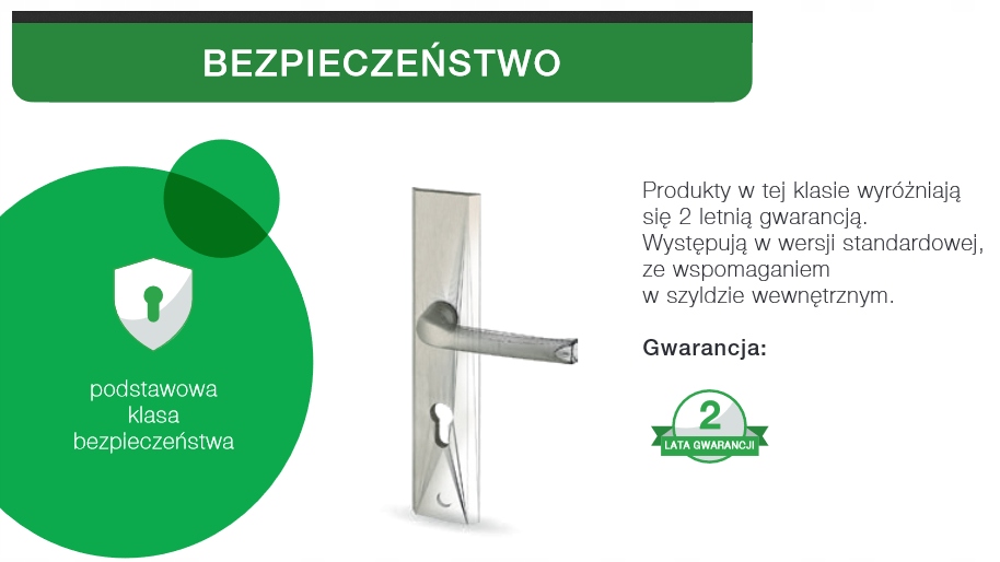 AXA klamko pochwyt MANITOBA F6 INOX 72mm UNIW. Marka AXA