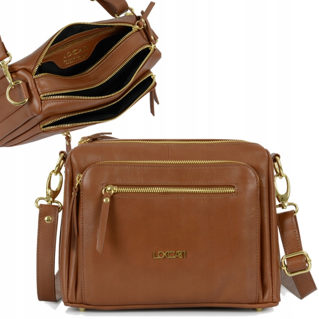 

Loccati włoska torebka skórzana listonoszka