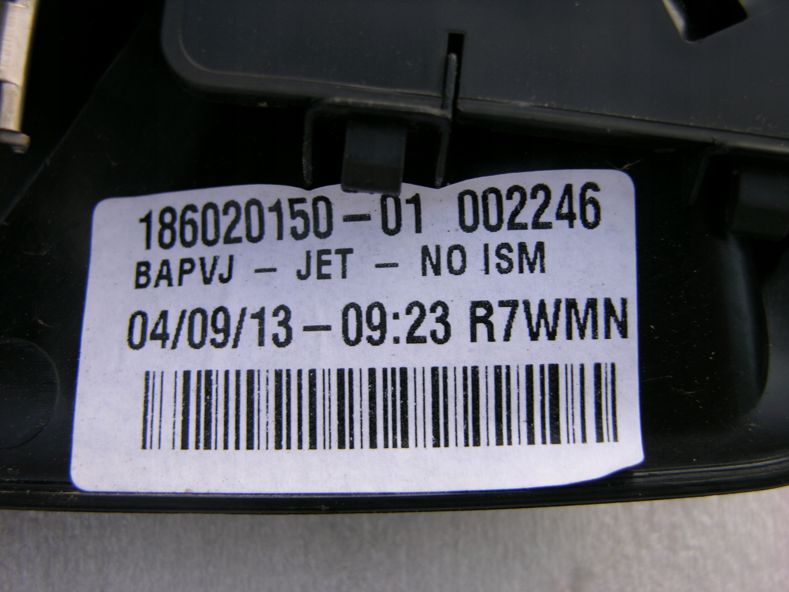 JAGUAR F TYPE LAMPKA PODSUFITKI ORYG 18602015001 Installation side front