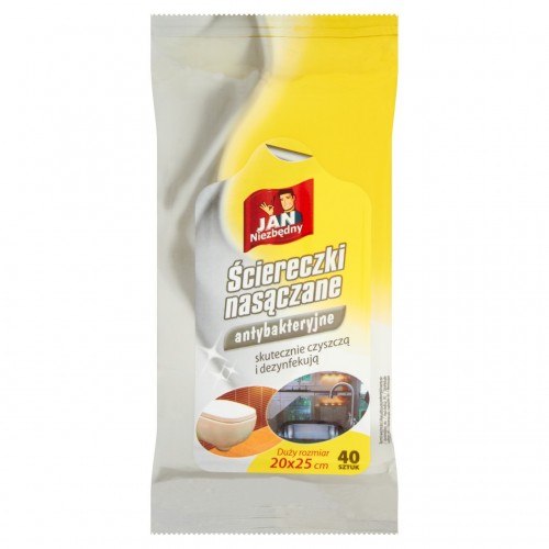 

Ściereczki nasączane Jan Niezbędny 40szt.