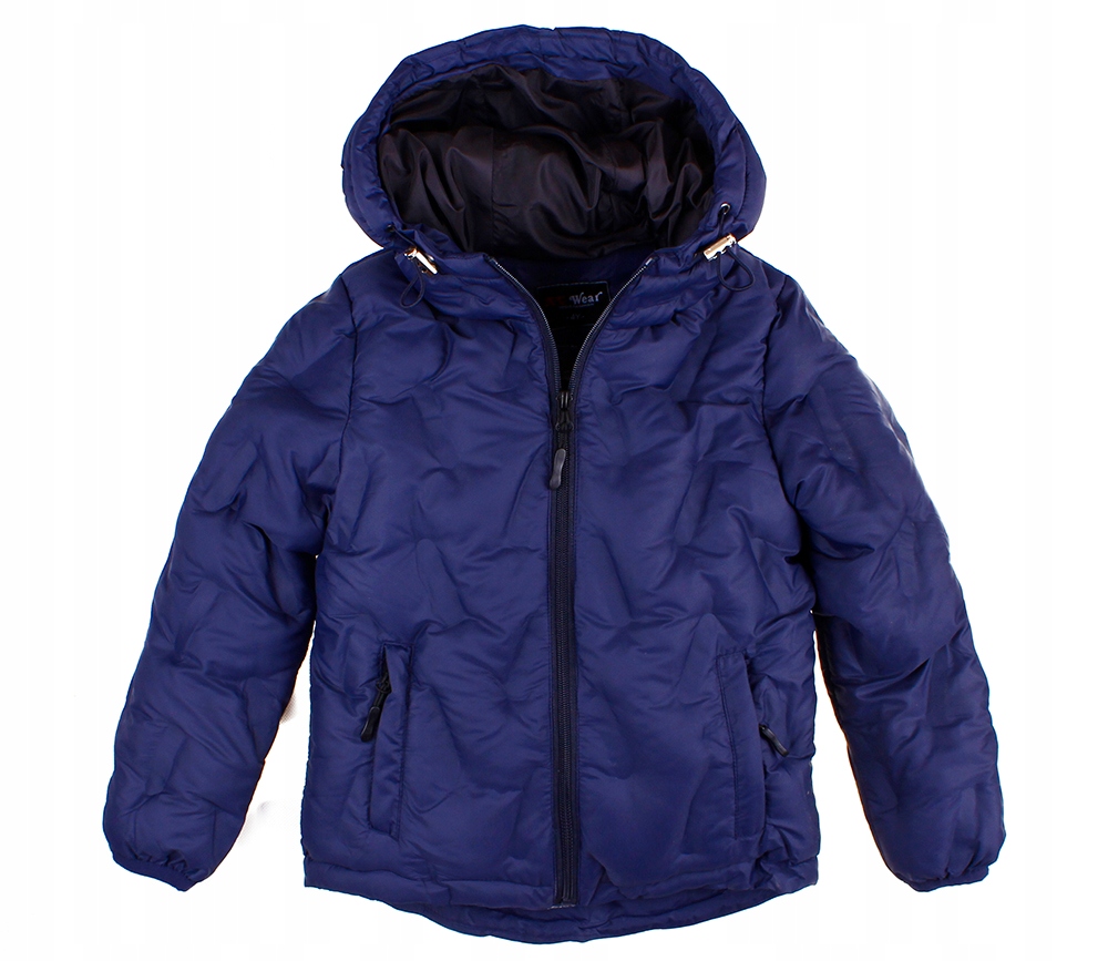 

Granatowa Kurtka jesienna Przejściówka 12 146/152