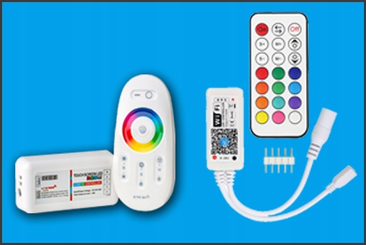 Taśma 24V 5m RGBW 4w1 RGB+BIAŁY CIEPŁY ZIMNY ZESTA Długość 5 m