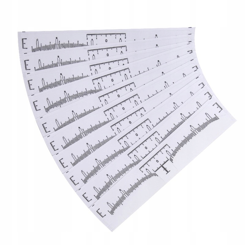 

B12 Miarka Do Brwi Samoprzylepna Permanentny 10szt