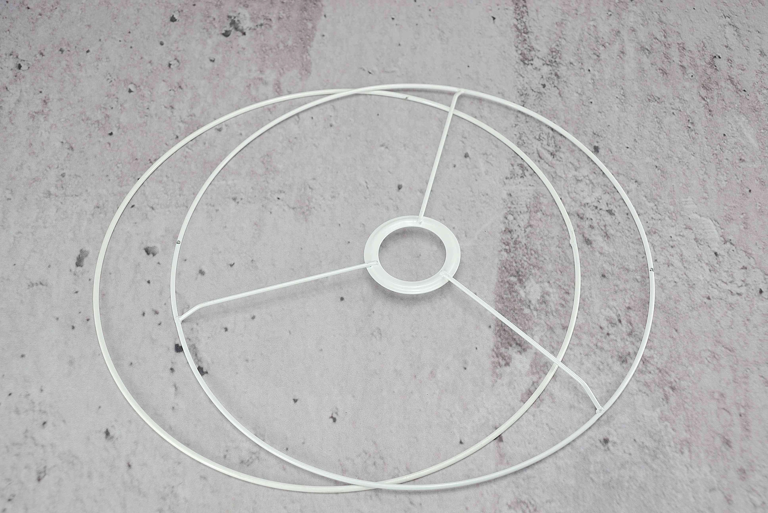 biały stelaż do abażuru do lamp abażur handmade 30 Typ inny