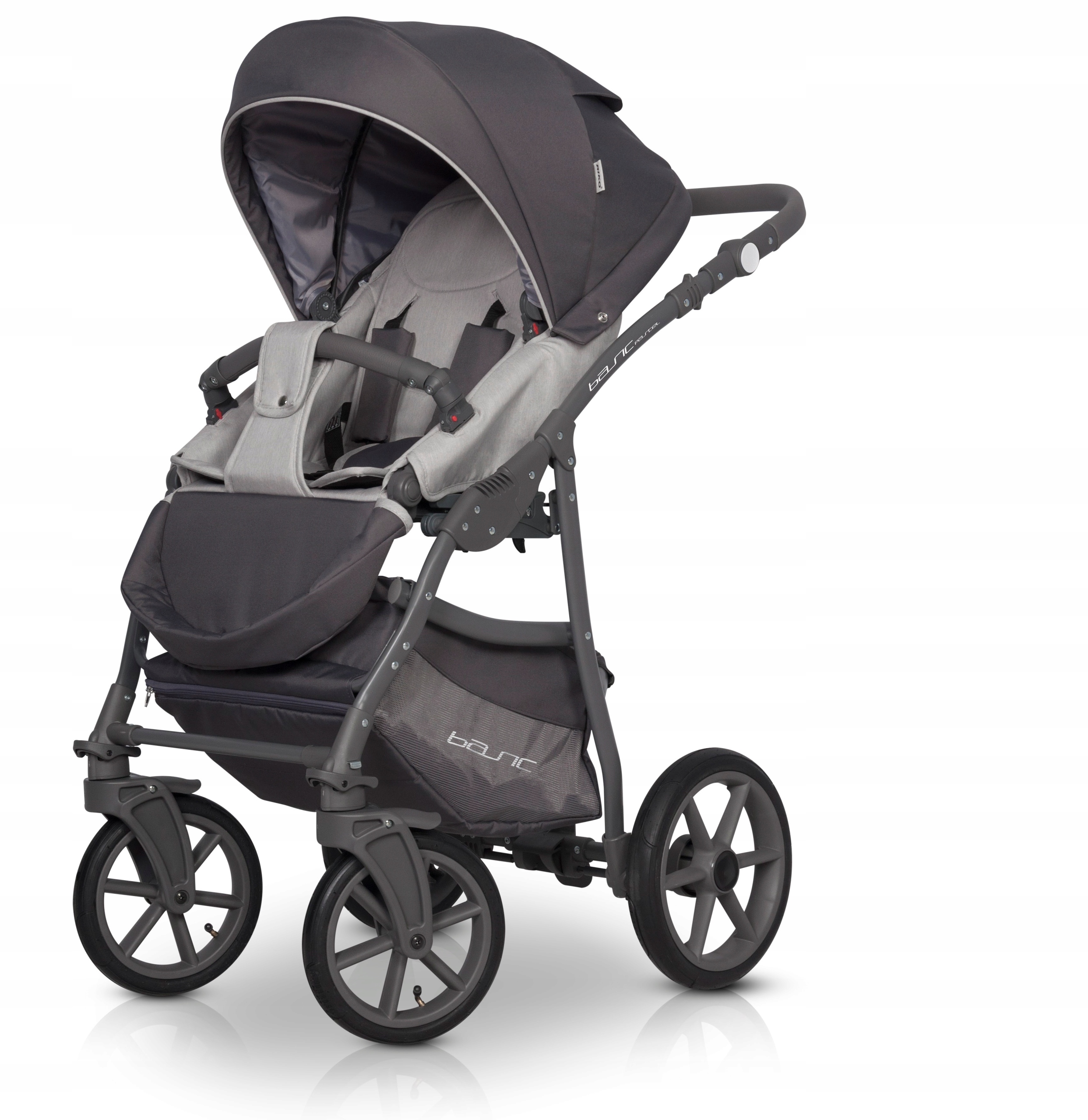 WÓZEK 2w1 GONDOLA SPACER / Basic Pastel Stone Riko Marka RIKO