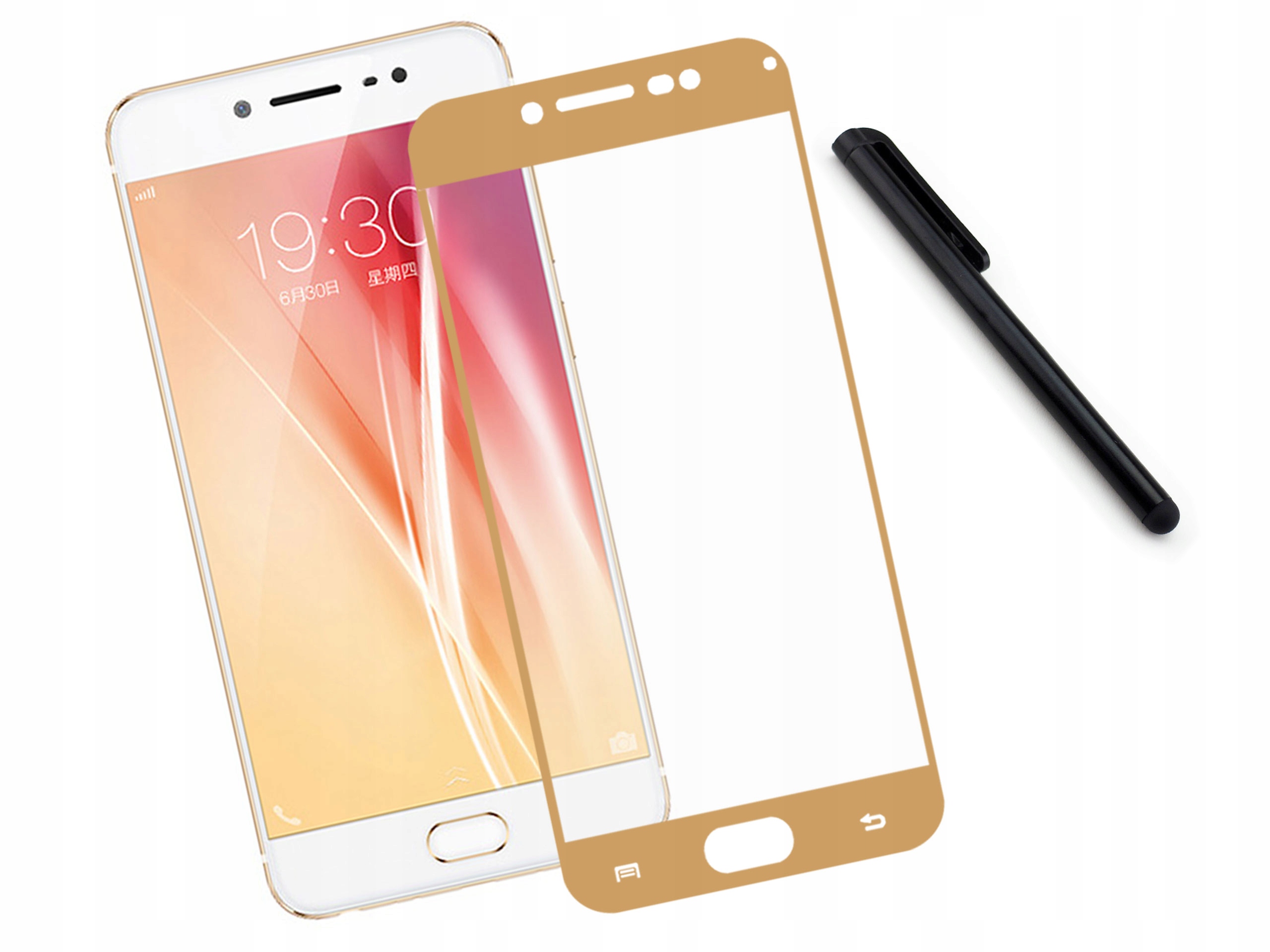 

Szkło hartowane ochronne 9H 3D Vivo X7 Złote