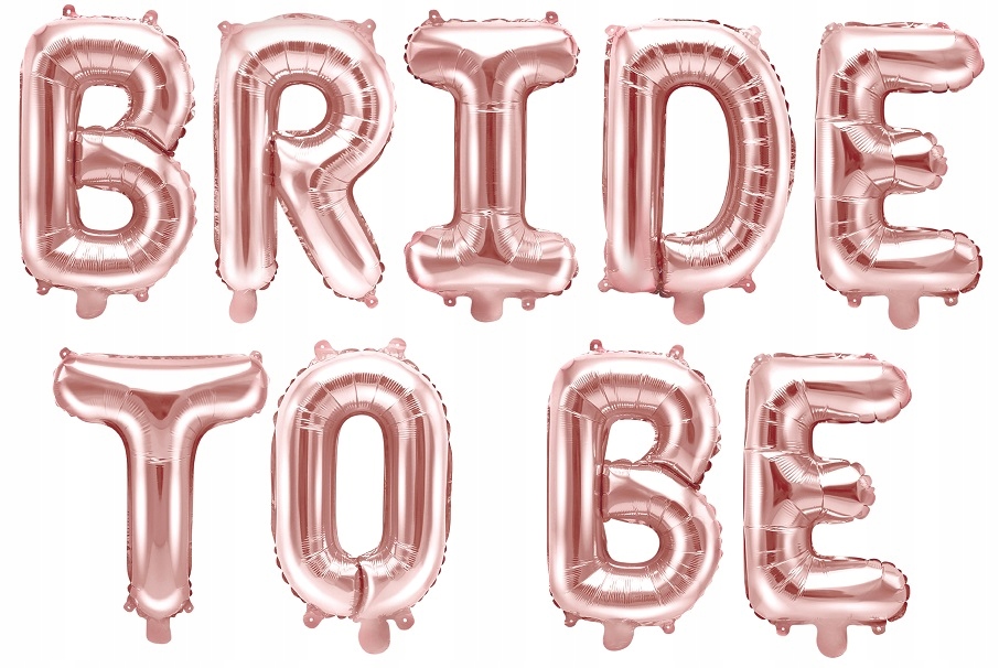 

Balon Foliowy Bride To Be Różowe Złoto Panieński