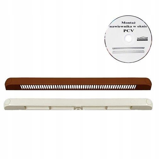 

Nawiewnik okienny FVent 1250 Jasny Brąz/biały