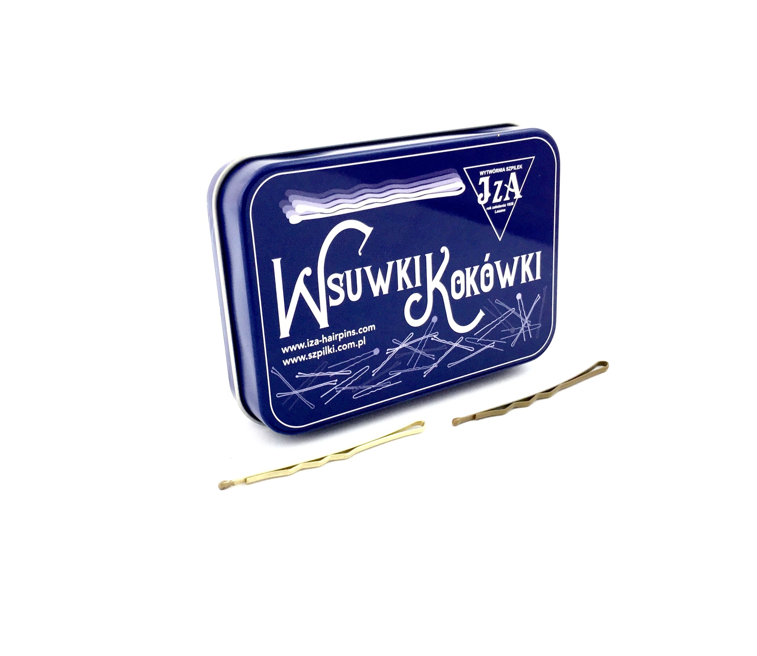 

Zestaw złotych wsuwek 40 sztuk 60 mm