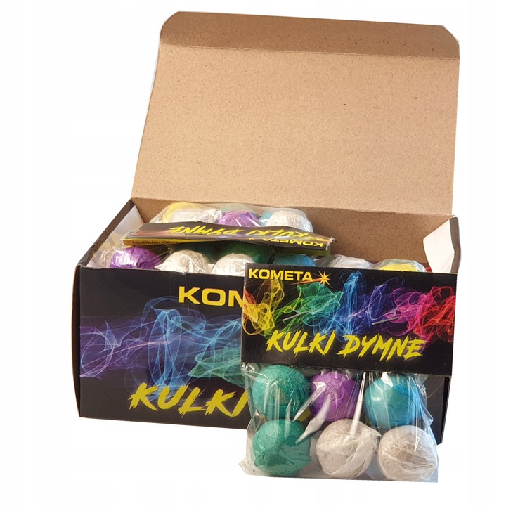 

Kolorowe Kulki Dymne Magic Time 72SZTUKI P0025