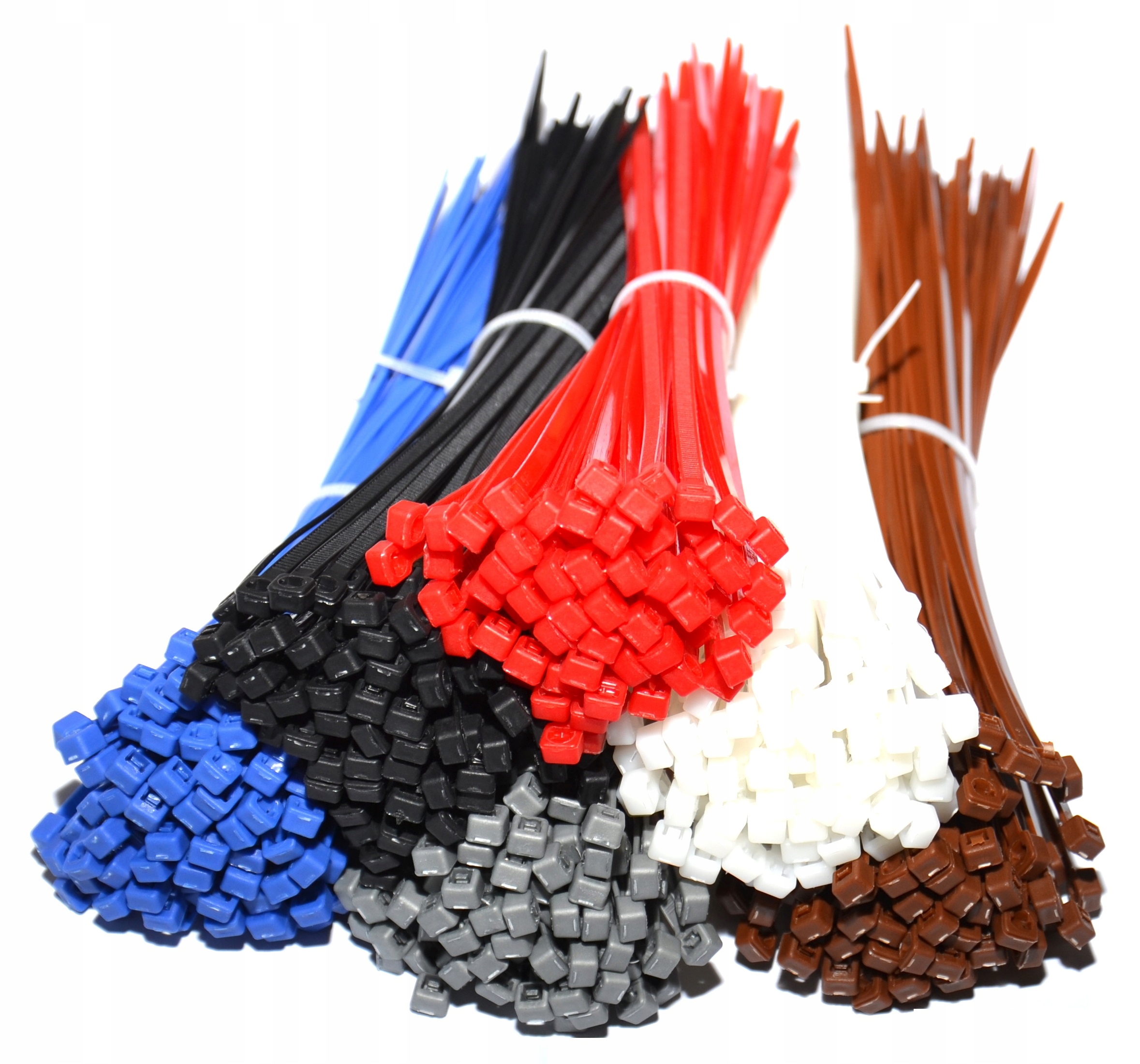 KOLOROWE OPASKI ZACISKOWE TRYTKI 4 8 x 450 600szt