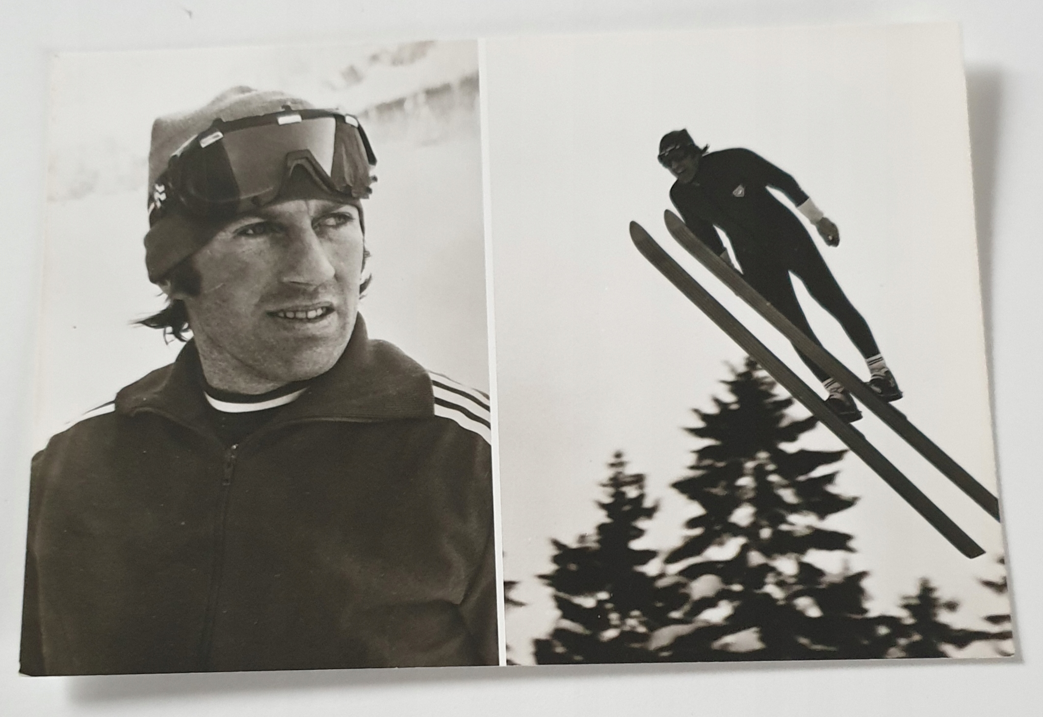 POCZTÓWKA TADEUSZ PAWLUSIAK SKOKI NARCIARSKIE