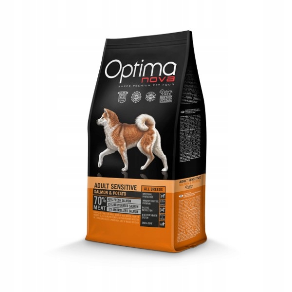 Optimanova Adult Sensitive Salmon & Potato 2 kg