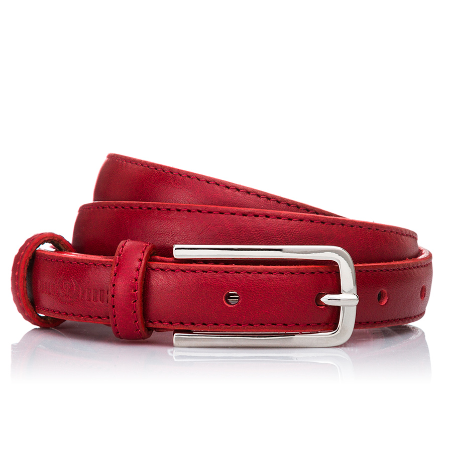 

Czerwony Pasek Damski Paolo Peruzzi WB04 95 CM