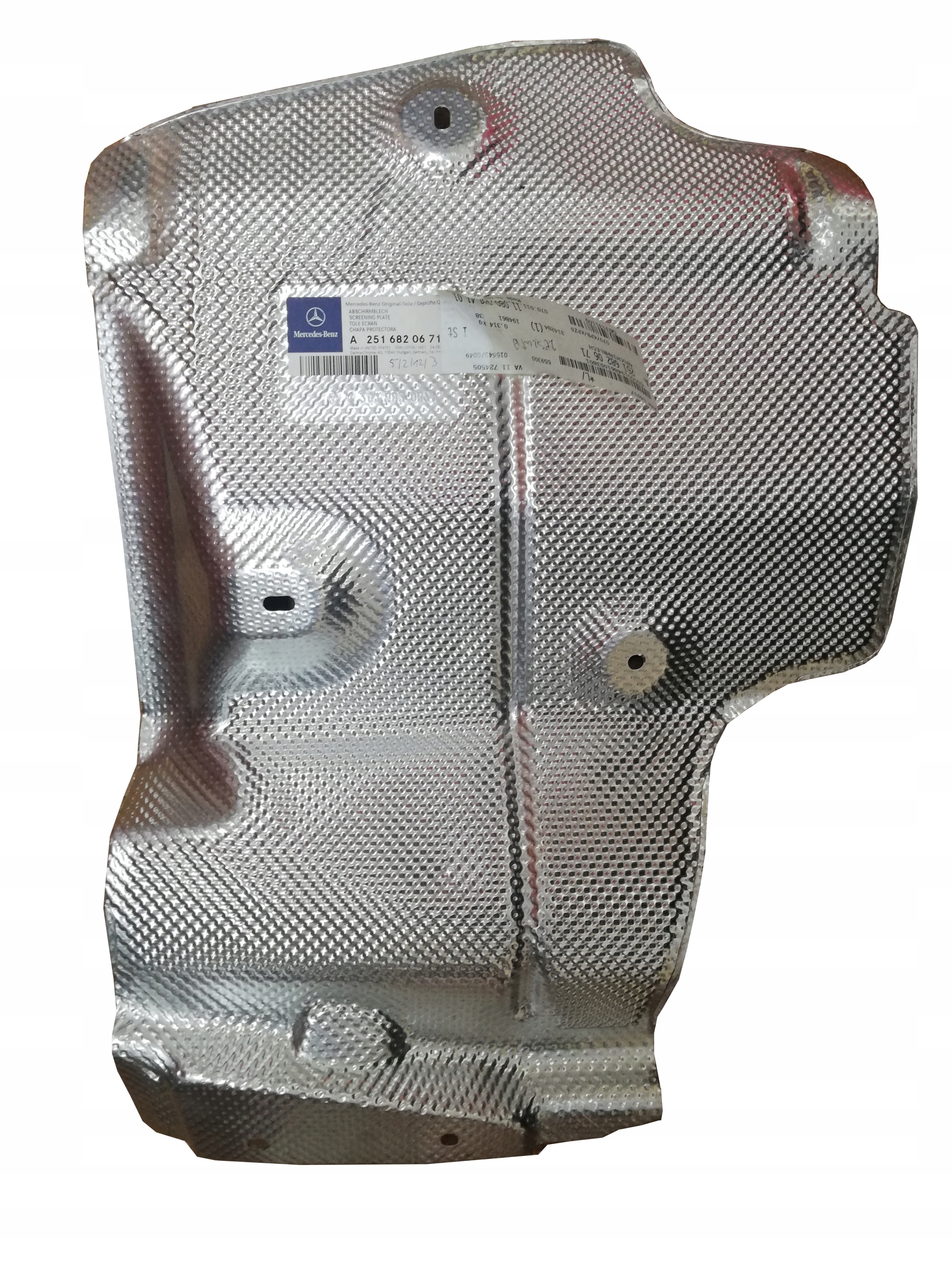 OSŁONa TERMICZNA TŁUMIKA MERCEDES R280 2516820671