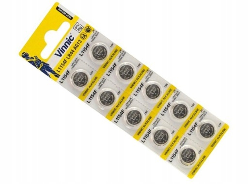 

10x Bateria LR44 1,5V do sygnalizatora brań