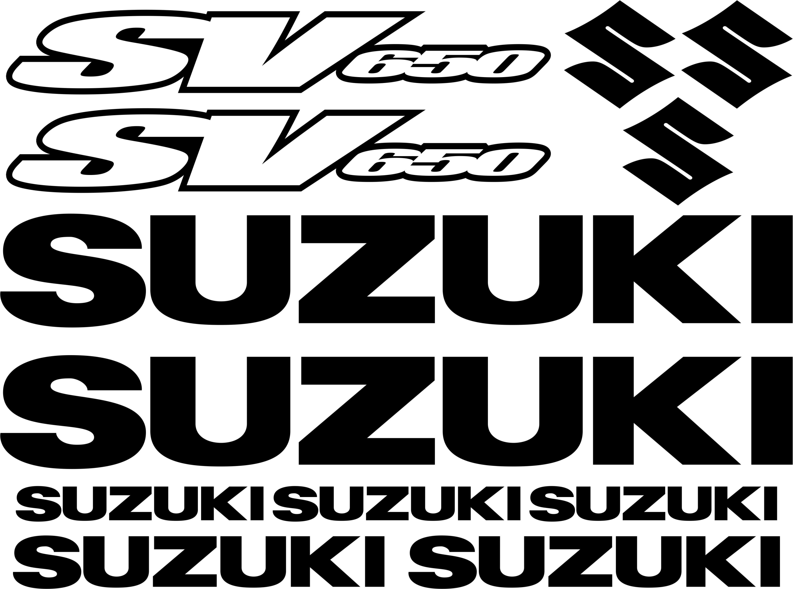 

Naklejki Suzuki Sv 650 Zestaw Folia Długoletnia