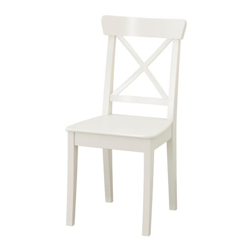 IKEA stoličky na stôl INGOLF biela jedáleň
