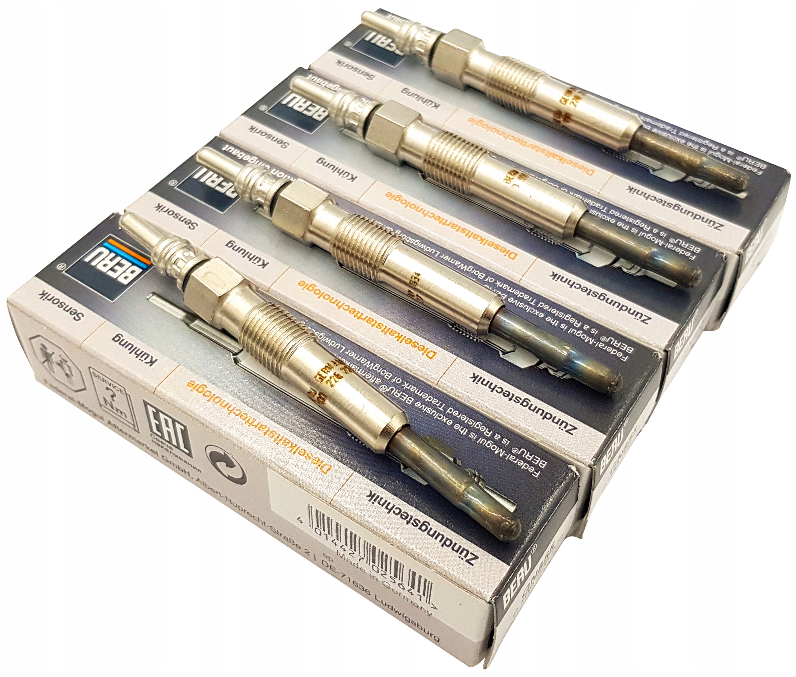 GN855 - BERU СВЕЧА НАКАЛИВАНИЯ 4ШТ SKODA OCTAVIA FABIA 1.9 TDI