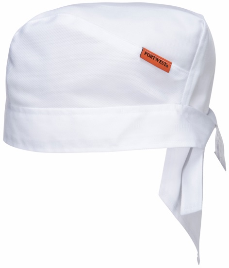 

CZapka chusta bandana MeshAir wiązana biała
