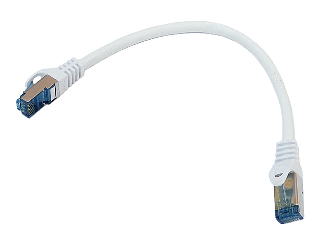 Logilink CQ3011S Patchcord Cat.6A 10G S/ftp Pimf PrimeLine 0,25m biały