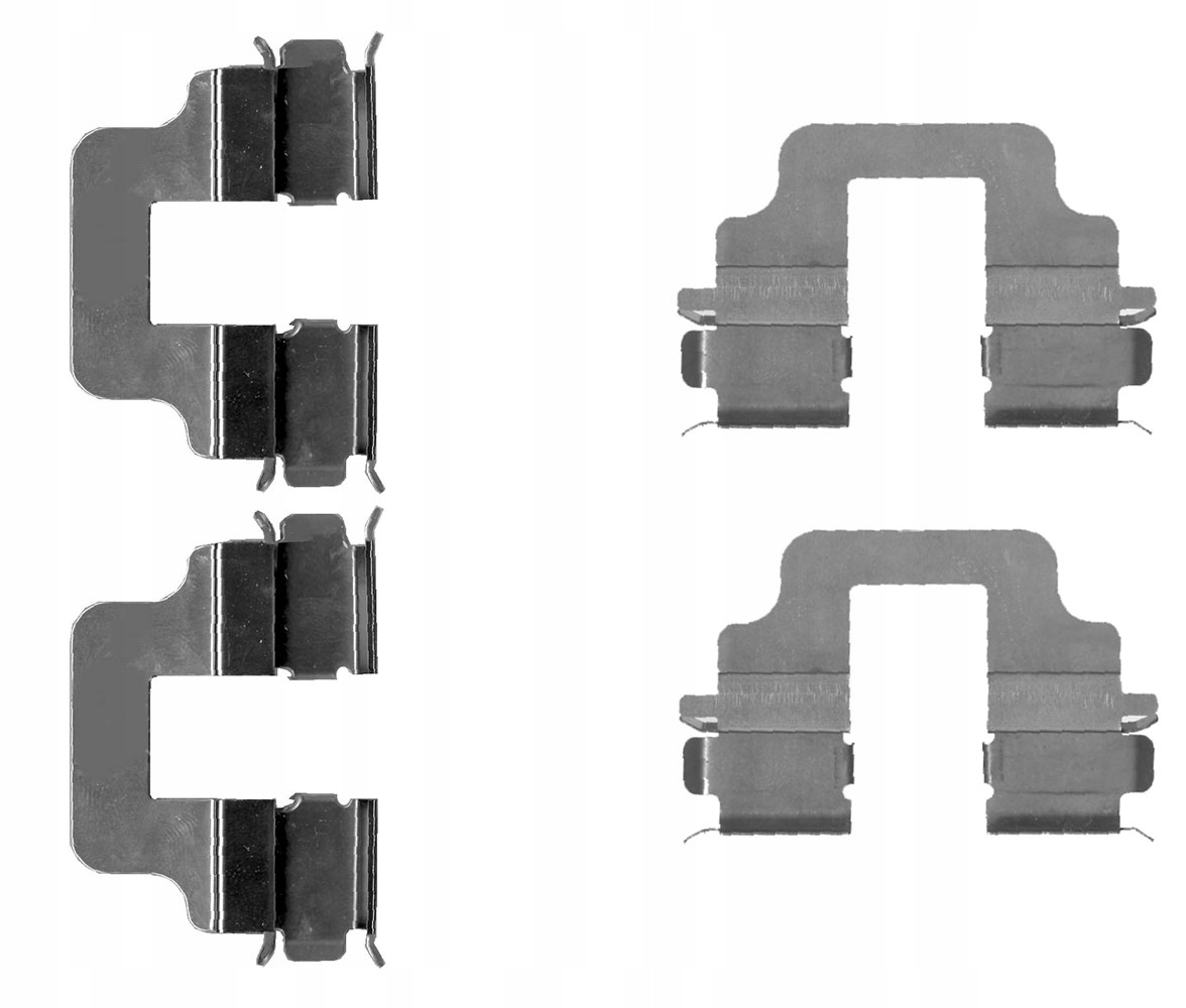 ZESTAW BLASZKI DO KLOCKÓW TYŁ FORD MONDEO mk4 IV