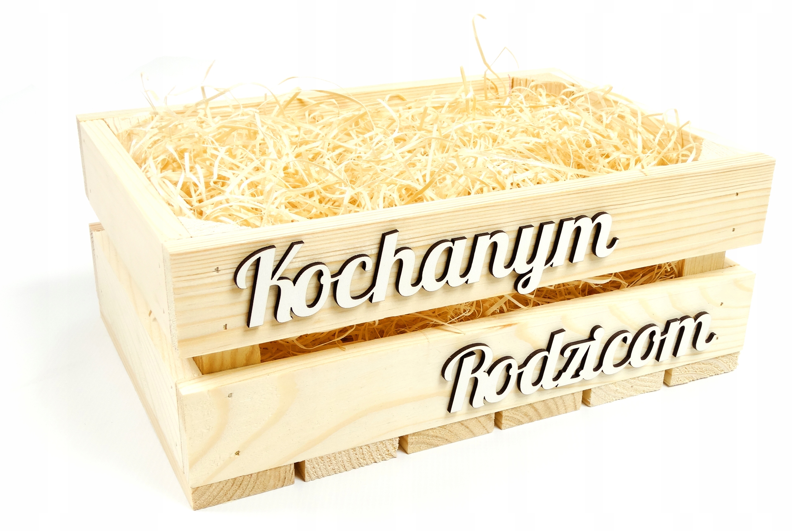 

Podziękowanie Dla Rodziców Skrzynka Ślub Napis