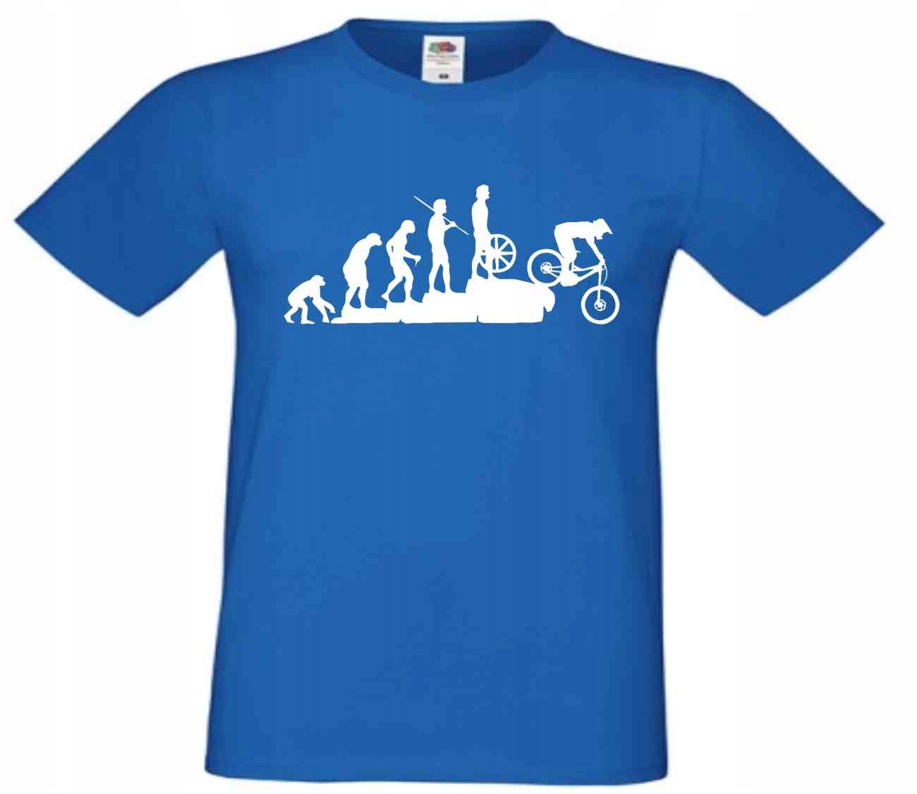 

Evolution of Downhill, rower T-shirt , koszulka