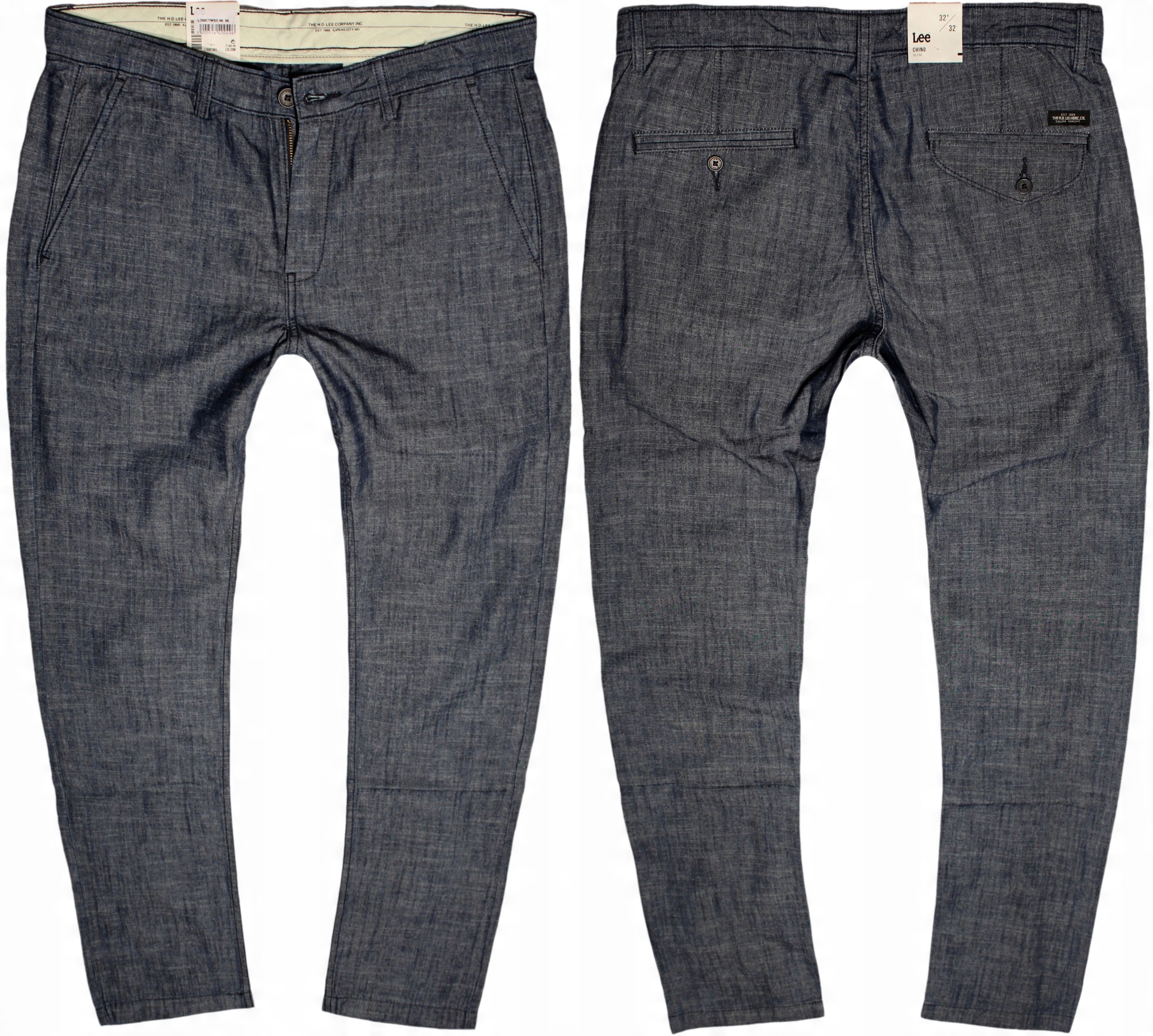 

Lee Chino materiałowe W32 L32 chinosy L768CTWX