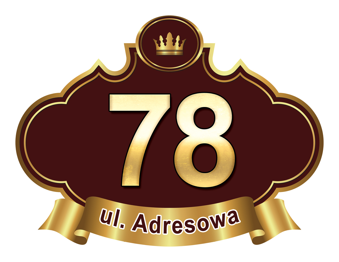 

Tabliczka Adresowa Adres Numer Na Dom znak ulica