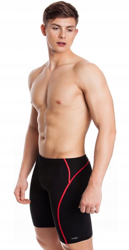 JAMMER AQUASPEED BLAKE SPODENKI PŁYWACKIE KĄPIELÓWKI r. XL - czarny Kolor dominujący czarny