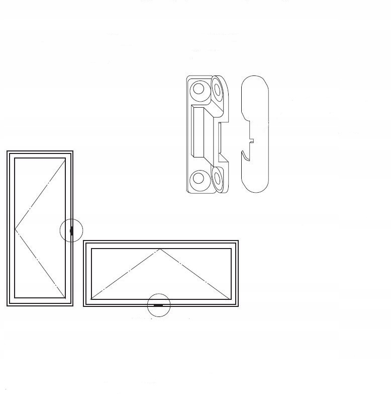 DOCISK OKIENNY OKNA BALKONU BALKONOWY SZCZELNE OKNO ZEWNĘTRZNY NIE WIEJE Kod producenta DOCISK ZEWNĘTRZNY BIAŁY