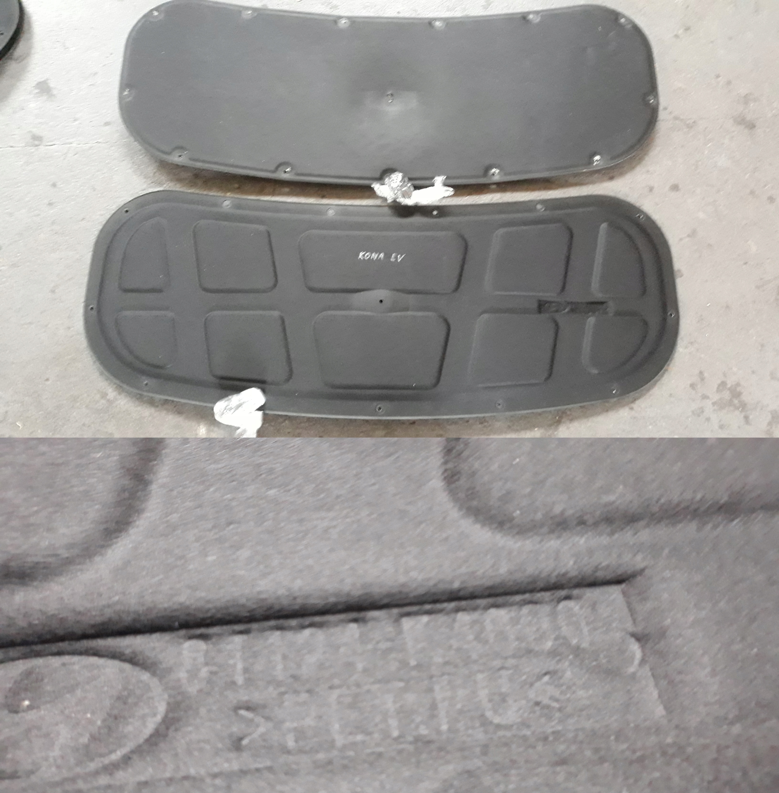 81124-K4000 - HYUNDAI KONA 19R ЕЛЕКТРИЧНИЙ ЗВУКОІЗОЛЯЦІЯ КАПОТА ЗАПОНКИ