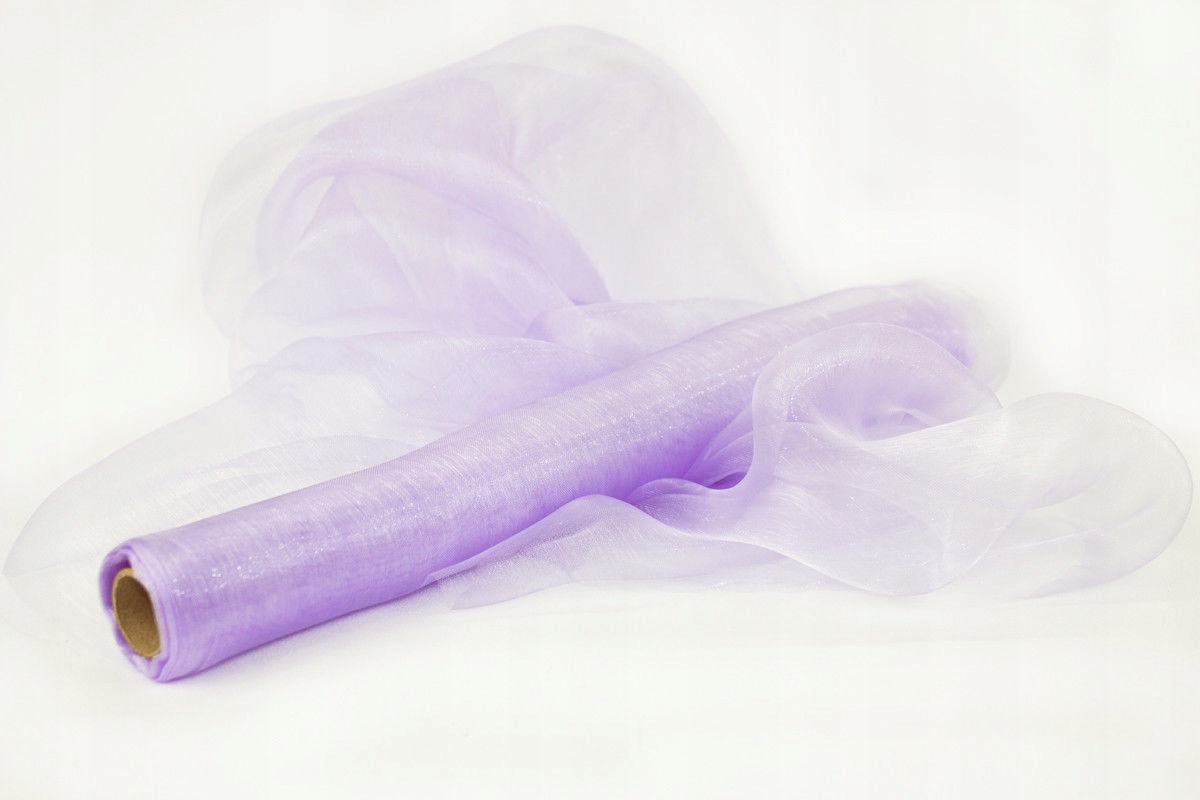 

Organza tiul rolka szer 15 cm -9 m fiolet-lila