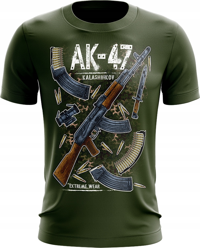 

AK-47 Kalashnikov koszulka t-shirt bawełniana M