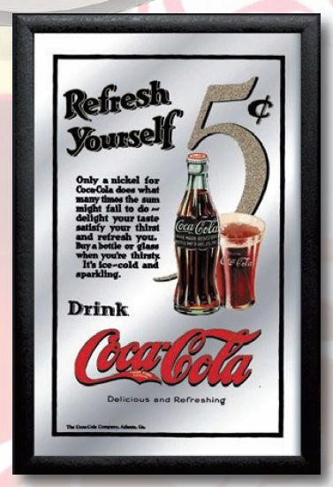 

Lustro Coca-Cola Refresh Art Serigraphik L234