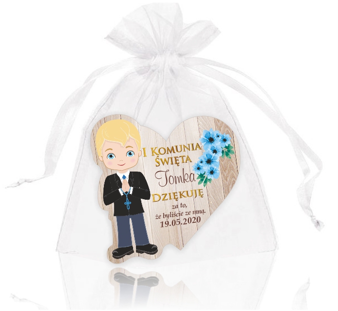 MAGNES + WOREK Podziękowania na Komunię Komunia Okazje komunia
