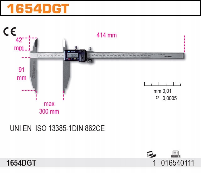 SUWMIARKA Z ODCZYTEM CYFROWYM 0.01MM BETA 1654DGT Marka Beta