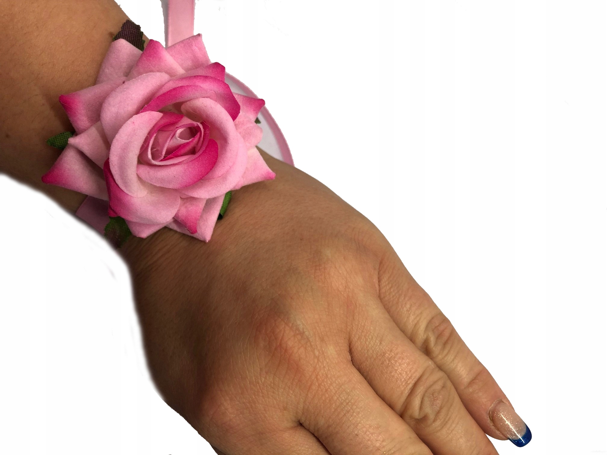 KOTYLIONY #40 ZAMSZOWE RÓŻE RÓŻOWE KOTYLION RĘKĘ Rodzaj kotylion