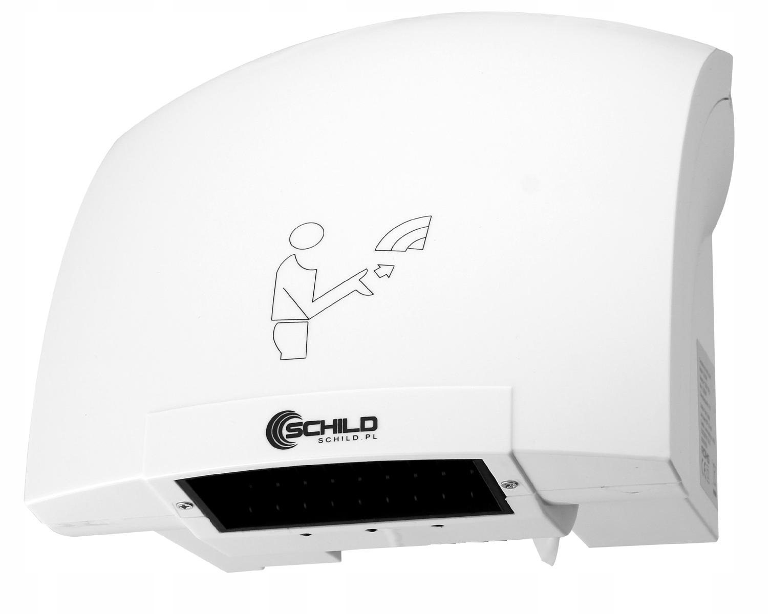 

Premium Schild suszarka do rąk 2000W Abs biała