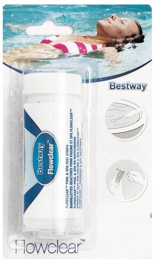 

Bestway tester paski pH zasadowość wody chlo 58142