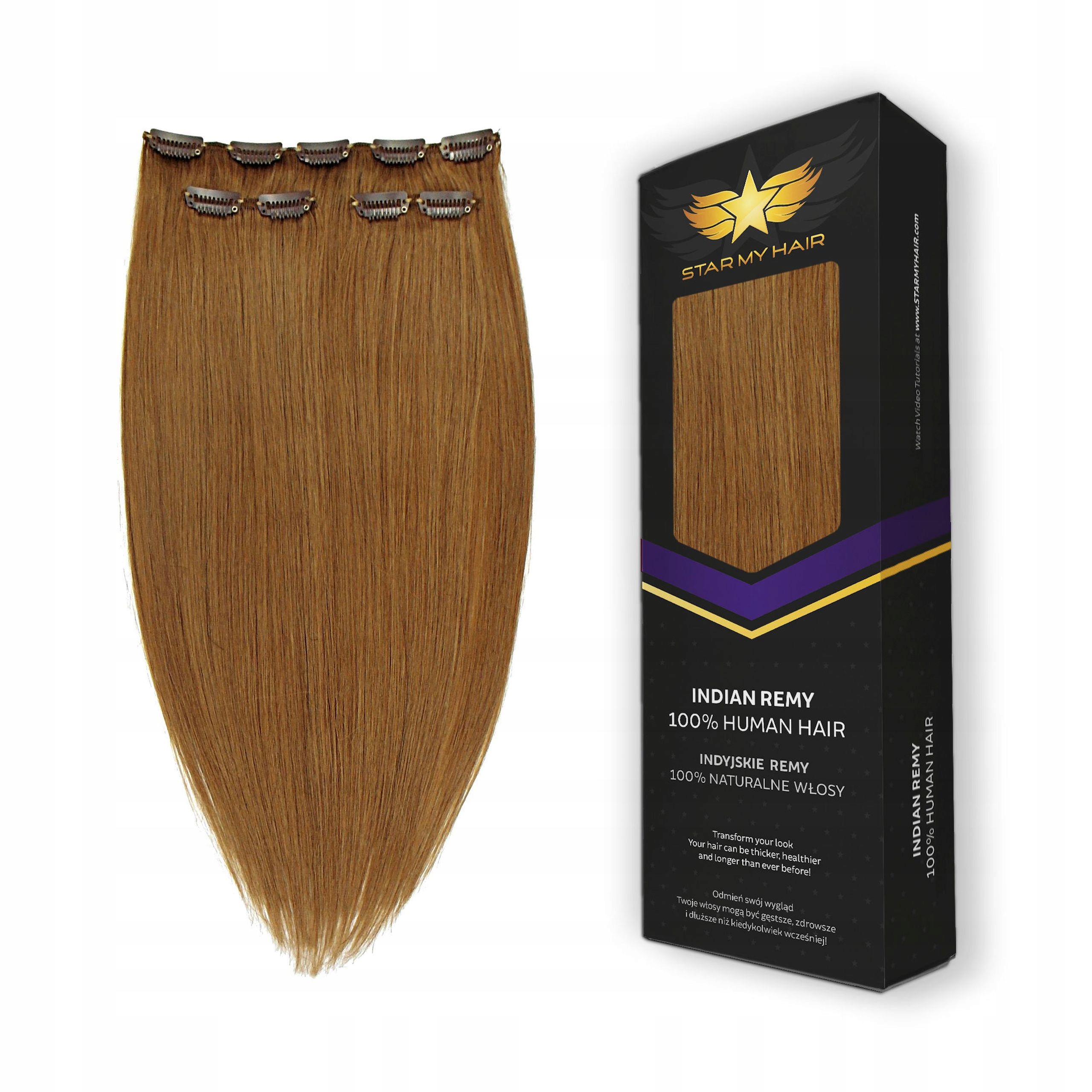 

Clip In On naturalne włosy doczepiane Star My Hair