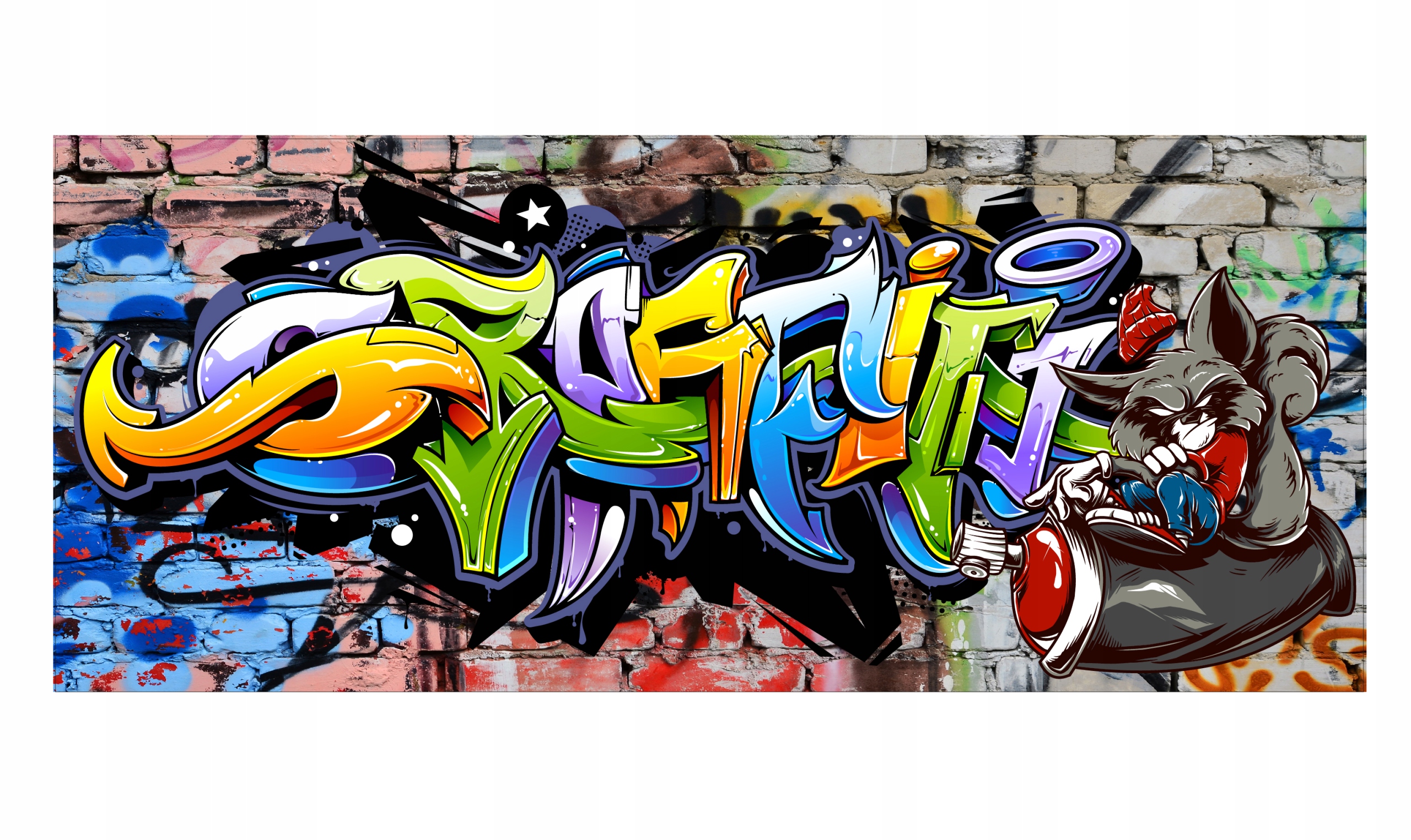 

Naklejka na ścianę Grafiti Graffiti młodzieżowe