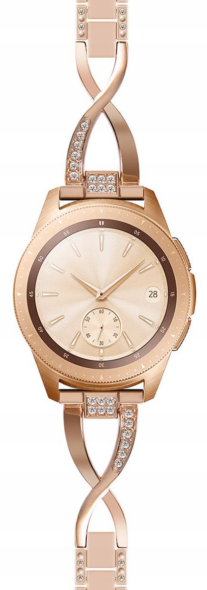 RÓŻOWA BRANSOLETA do SAMSUNG GALAXY WATCH 42mm Szerokość 20 mm