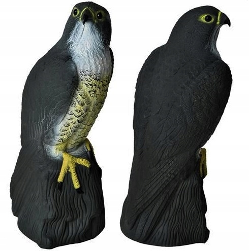 OZDOBA OGRODU SOKÓŁ ODSTRASZACZ GOŁĘBI PTAKÓW Typ rzeźba (figura)